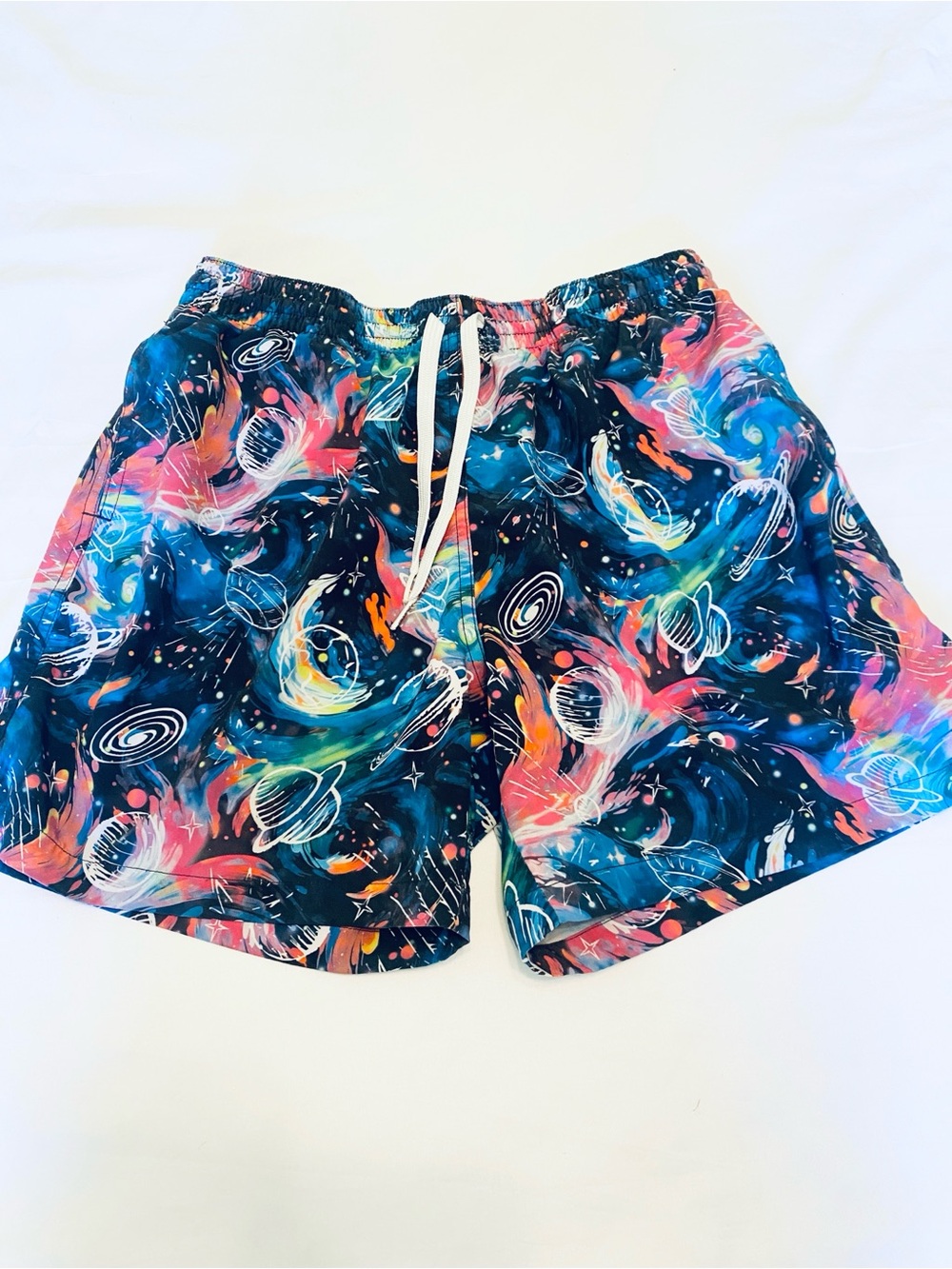 Chubbies Swim Trunks Shorts Galactic Odyssey Space L EUC